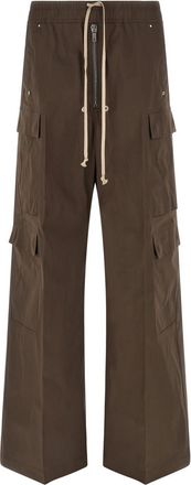 Rick Owens Brown Relaxed Cargo Pants