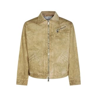 Vivienne Westwood Light Jackets, male, Green, Size: M Outerwear Vivienne Westwood