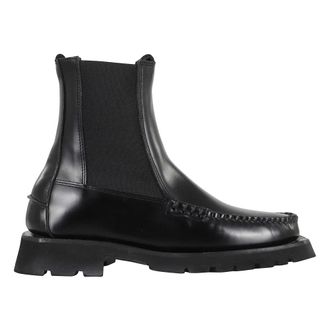 Hereu Chelsea Boots, female, Black, Size: 7 US Black Ankle Boot with Round Toe