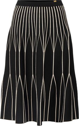 Elisabetta Franchi Bicolor Knit Skirt