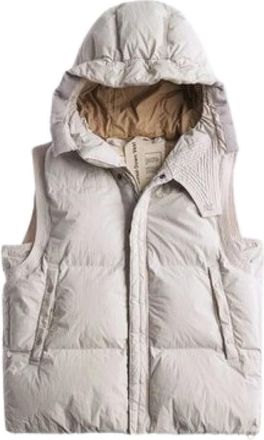 Ten c Boreal Down Vest - Heren - Bodywarmers - Beige - L - Katoen - Jassen