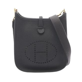 Herm&egrave;s Pre-owned Vintage Schoudertas - Dames - Pre-owned - Zwart - Maat: ONE Size Leer