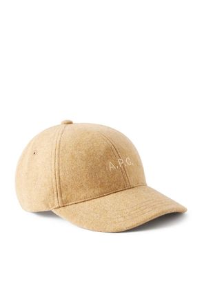 A.P.C. Charlie Logo-Embroidered Wool Baseball Cap