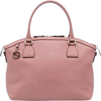 Gucci Pre-owned Handbags, female, Pink, Size: ONE SIZE Pre-owned Vintage Handbag