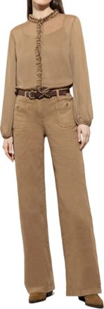 Luisa Cerano Authentic Wide-Leg Denim Pants In Hanf