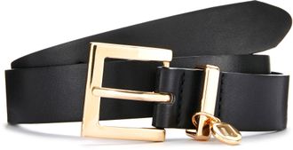 Lascana H&uuml;ftg&uuml;rtel LASCANA Hoseng&uuml;rtel, Damen, Gr. 100, schwarz, Lederimitat, unifarben, Basic, G&uuml;rtel H&uuml;ftg&uuml;rtel, mit Schnalle und kleiner Applikation, G&uuml;rte