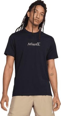 Nike Mens Atlanta Short Sleeve Crew T-Shirt - Black/White Size XXL