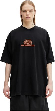 VETEMENTS Tops, Heren, Zwart, M, Katoen, MF T-Shirt