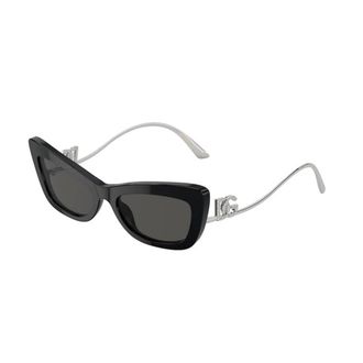 Dolce & Gabbana Sunglasses, unisex, Black, Size: 55 MM Authentic Stylish Sunglasses with Premium Quality