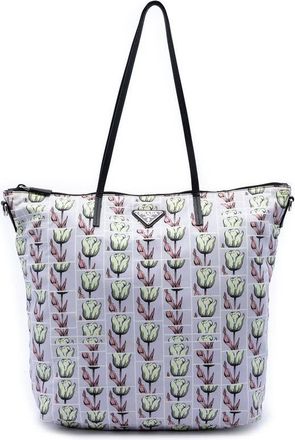 Prada Pre-owned Prada Tessuto Stampato Satchel Ladies VMZMRXAX2NOBEYTL