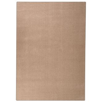Beliani Alfombra De Pelo Largo 160 X 230 Cm Rectangular Estilo Moderno Beige Arena Demre