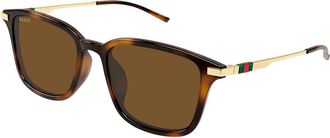 Gucci GG2246SK Asian Fit 003 Mens Sunglasses Tortoiseshell Size 55 - Free RX Lenses - Free RX Lenses