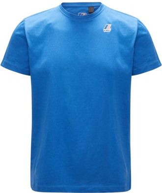 K-Way Le Vrai Edouard T-Shirt - Heren - T-shirts - Blauw - M - Tops