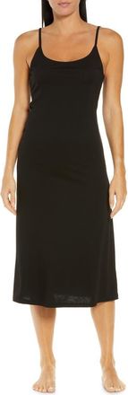 Papinelle Sleepwear Basic Knit Nightgown in Black at Nordstrom, Size Xx-Large