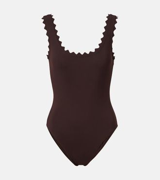 Karla Colletto Scalloped swimsuit