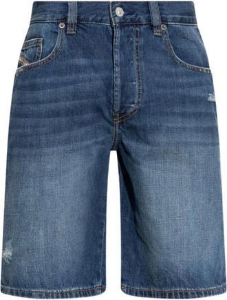 Diesel Korte Broeken, Heren, Blauw, W29, Katoen, Regular Short