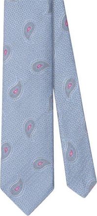 Robert Talbott Robert Pine Geo Jacquard Best of Class Necktie in Light Blue at Nordstrom
