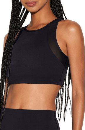 Spiritual Gangster Stevie Longline Sports Bra in Black at Nordstrom Rack, Size X-Large