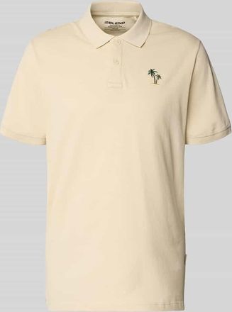 Blend Regular Fit Poloshirt mit Stitching Modell FELISE in Offwhite, Gr&ouml;&szlig;e XXL