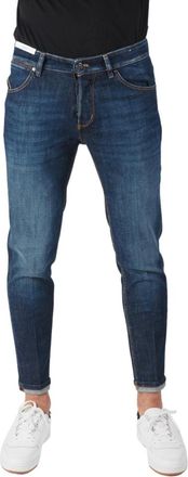 Pantaloni Torino Heren, Jeans, Blauw, Maat: W34 Katoen