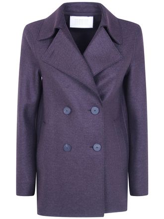 Harris Wharf London Coat Wool Peacoat
