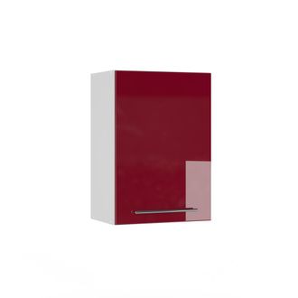 Vicco Armario Colgante Fame-line, Rojo Burdeos Alto Brillo, 50 Cm