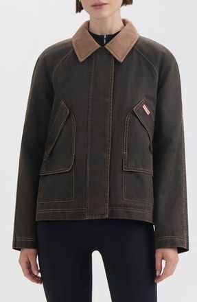 Hunter Bex Washed Wax Hunting Jacket in Coffee at Nordstrom Rack, Size X-Large