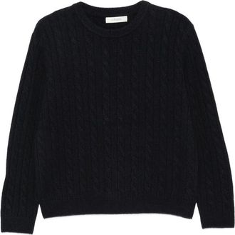 Jcsophie Pancho Cable-knit Crew-neck Sweater