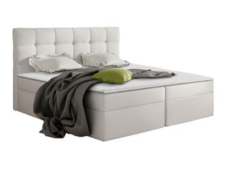 Mirjan24 Mobilier1 - Cama Continental Comfivo 195, Soft 017, Doble, Continental, 160x200, Cuero Ecol&oacute;gico, Somieres, 166x206x113cm