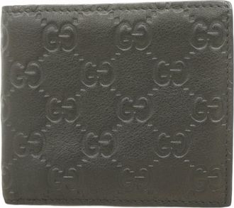 Gucci Black Leather Wallet (Bi-Fold) (Pre-Owned)