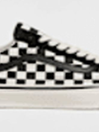 Vans Sneakers Old Skool in tela di cotone a scacchi e camoscio