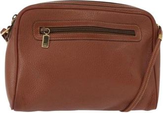 Gucci Pre-owned Cross Body Bags, female, Brown, Size: ONE SIZE Pre-owned Leather Cross Body Bag
