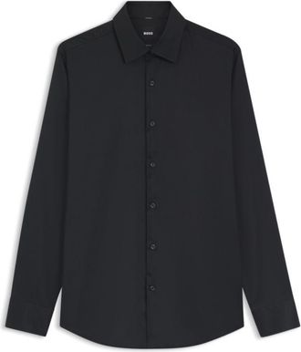 BOSS Slim-fit shirt in performance-stretch twill
