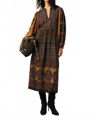 BA&SH Barley Maxi Dress In Chocolate