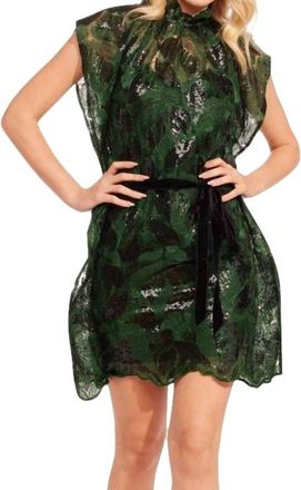 Eva Franco Callas Dress In Christmas Green