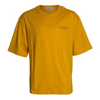 Laneus T-Shirts, male, Green, Size: XL Oversized Jersey T-shirt
