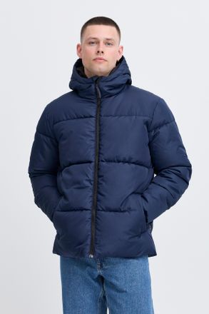 Blend Outdoorjacke BLEND BHELWIN hood jacket, Herren, Gr. XXL, blau (marineblaus), Web, Obermaterial: 100% Polyester, unifarben, regular fit normal, Rippb&uuml;n