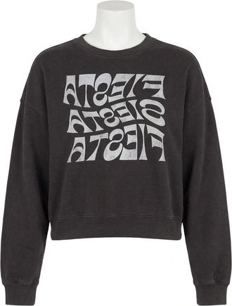 Z Supply Fiesta Tomgirl Sweatshirt In Black