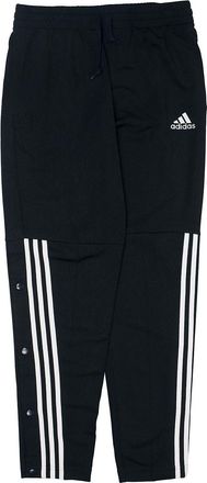 adidas Running Sports Essentials Knitted Tricot Snap Pants Mens Black GK8991