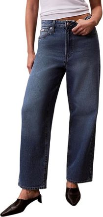 Calvin Klein Straight Jeans - Dames - Loose Fit Jeans - Blauw - W27 - Jeans