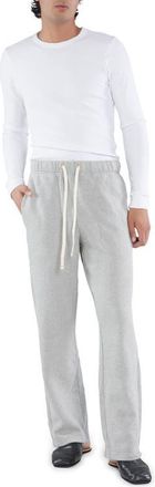 Les Tien Heavyweight Classic Pant in Heather Grey at Nordstrom, Size Xx-Large