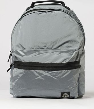 Stone Island Zaino in nylon con spallacci regolabili e patch logo Compass