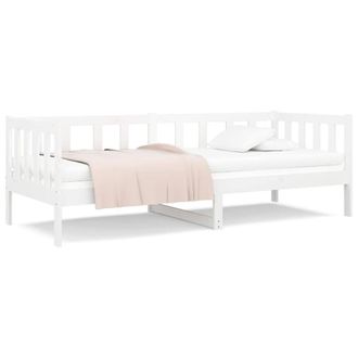 Berkfield Home Day Bed White 80x200 cm Solid Wood Pine