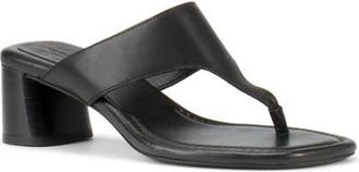 Vagabond Evie Block Heel Flip Flop in Black at Nordstrom, Size 10Us