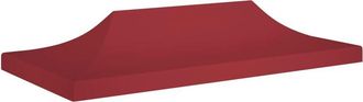 vidaXL Techo De Carpa Para Celebraciones Burdeos 6x3 M 270 G/m&sup2; Vidaxl Rojo