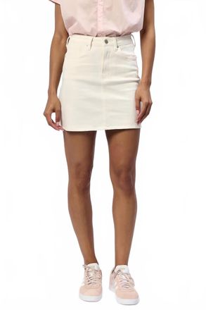 Dear John Denim Quinn Mini Skirt In Ivory