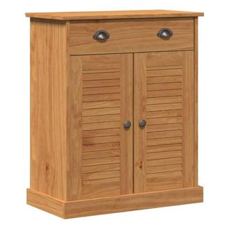 Berkfield Home Bathroom Cabinet Honey brown 68 x 34 x 80 cm Solid pine wood