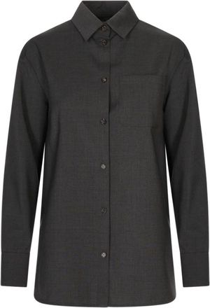 Max Mara Shirts - Dames - Overhemden - Grijs - XS - Overhemden