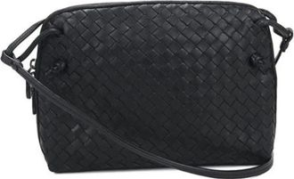 Bottega Veneta Pre-owned Vintage Schoudertas - Dames - Vintage Schoudertas - Zwart - ONE Size - Leer - Vintage