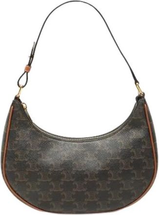Celine Pre-owned Ava Shoulder Bag - Dames - Vintage Schoudertas - Bruin - ONE Size - Leer - Vintage